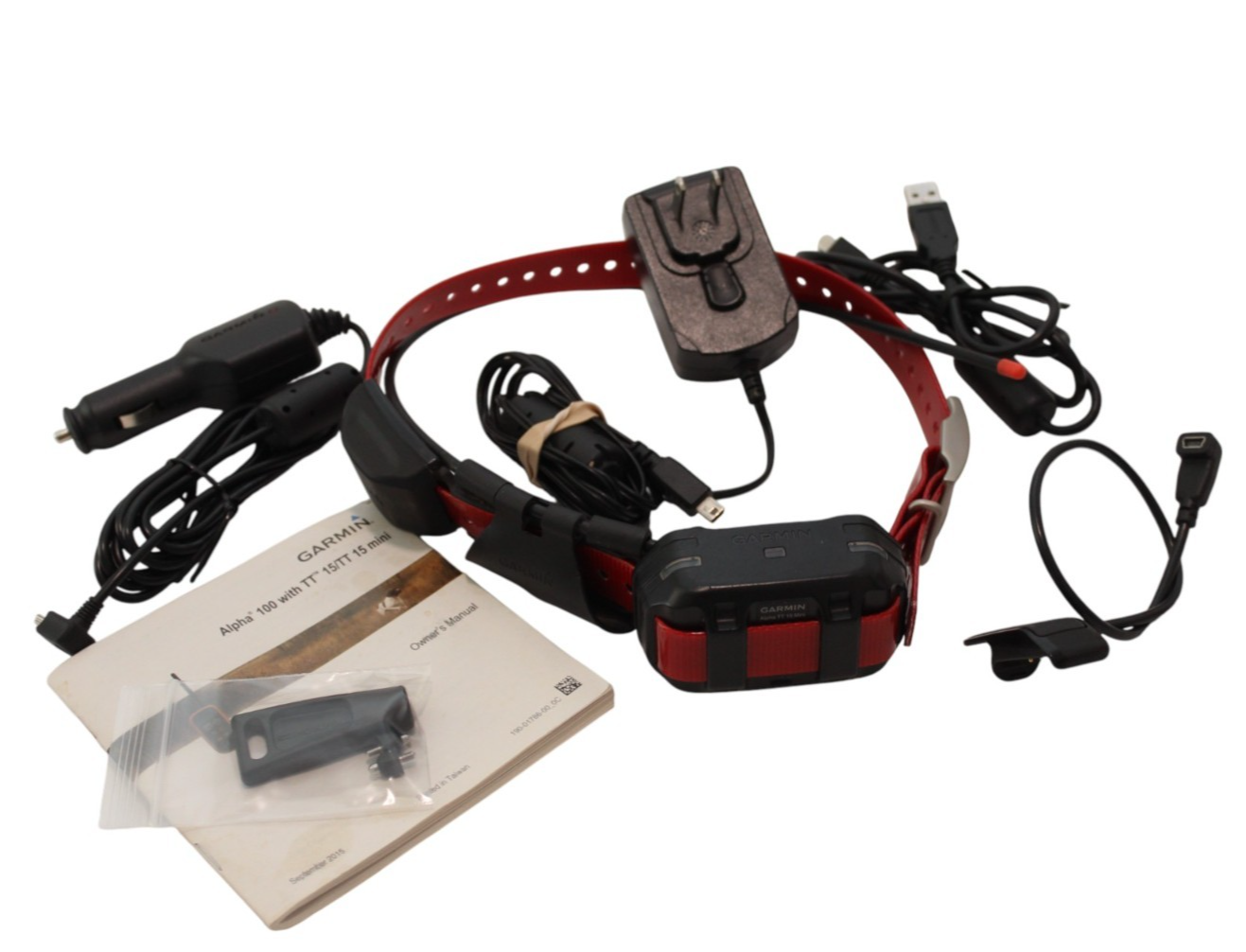 Garmin TT15 Mini GPS Dog Collar in Great Condition with Box and Accessories-image