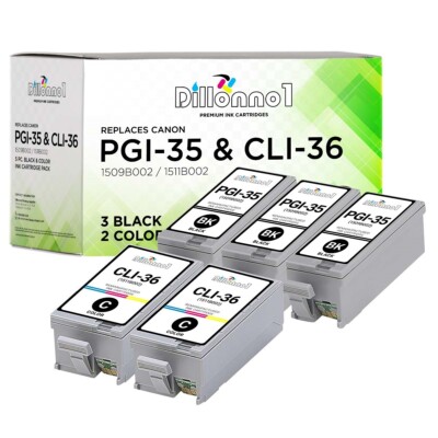 PGI35 CLI36 for Canon Ink Cartridges for PIXMA iP100 iP110 TR150 Lot