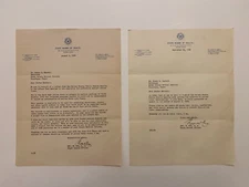 1939 Yellow Fever Immunization Letters Tx State Board of Health Dr George W. Cox