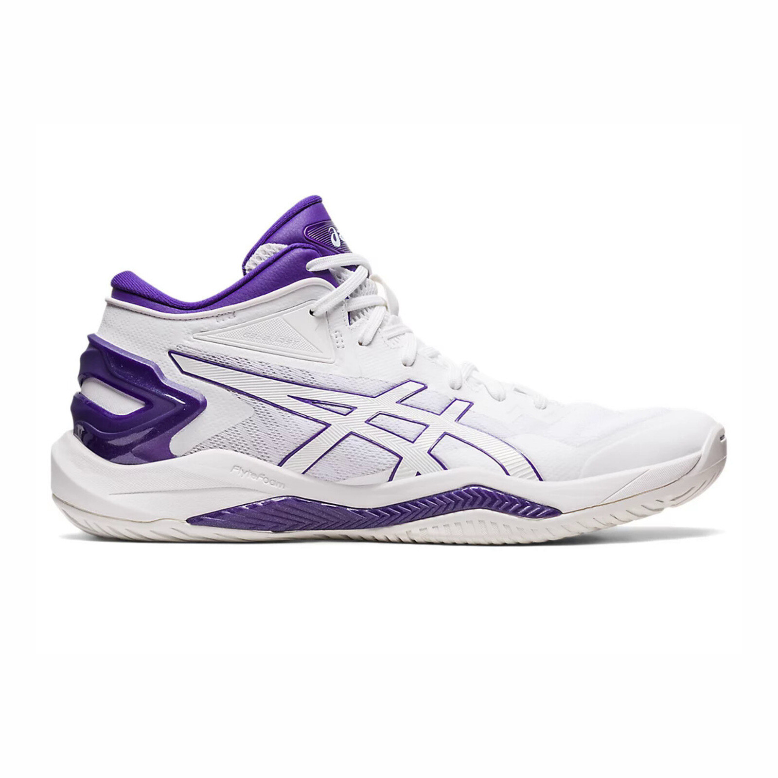 Asics Gelburst 27 [1063A066-101] Men Basketball Shoes White/Gentry Purple