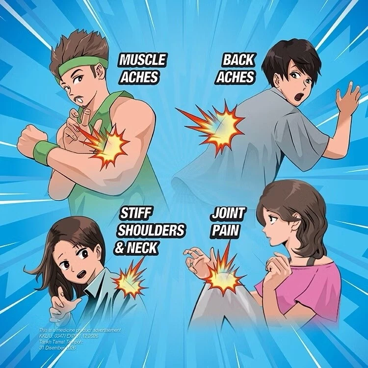 3 unidades Japón Ammeltz Yoko Yoko para alivio del dolor dolores musculares de hombro rígido 48 ml Foto 4 de 4