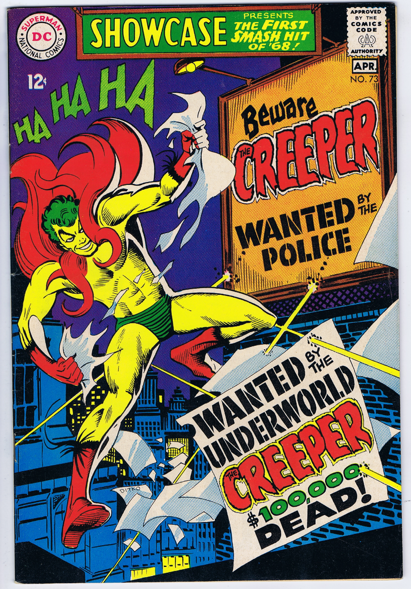 Showcase Presents Beware the Creeper #73 DC 1968 The Coming of the