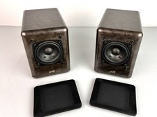 JVC SP-UX5000 Bookshelf Speakers 4 OHMS Tested Working