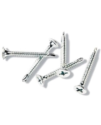 Wedi Self-Tapping Screws, 1-1/4'', Fine Thread Screws, for Shower Walls, 100 Pcs