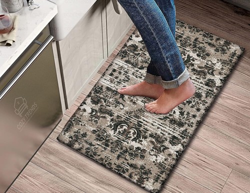 Woven Cotton Anti Fatigue Cushioned Mat for Kitchen, Office, Laundry, Garage - Picture 23 of 28