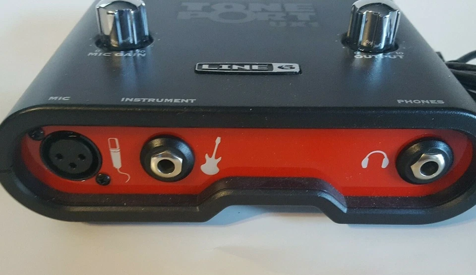 Line 6 Tone Port UX1 Audio/Computer Recording Interface w/ USB Cable VGUC - Image 2 of 4