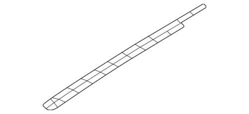 Franja para Ford (N/P DR3Z-6320000-DAC)