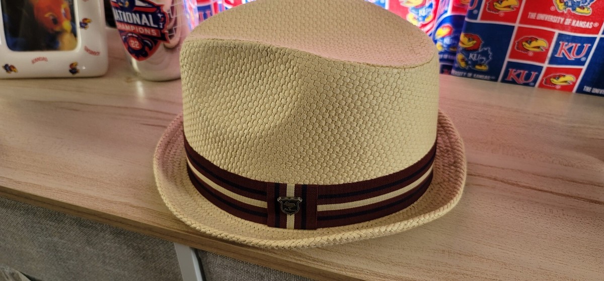 Peter Grimm Hat Depp Fedora Straw Size S/M Papier Natural  display picture 1