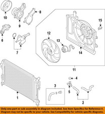 HYUNDAI OEM 18-21 Kona Cooling Cooling Fan-Fan Assy 25380J9200
