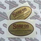 compatible with Snap On & BP Oval Decal Kenosha Wis restore tool boxes  Qty 2