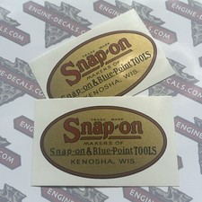 Compatible With Snap On Bp Oval Decal Kenosha Wis Restore Tool Boxes Qty 2