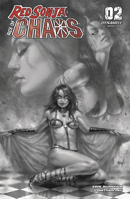 Red Sonja: Age of Chaos #2 Lucio Parrillo 1:40 B&W Incentive Variant Cover 2021