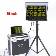 YISHI 20" Teleprompter Mirror monitor for Camera Computer Laptop Live Streaming