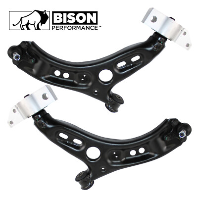 Bison Performance 2pc Set Front Lower Control Arm & Ball Joint For A3 GTI Jetta
