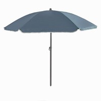 Out There! 2.4M Rib UV Parasol Sun Shade Umbrella with Tilt & Carry Bag