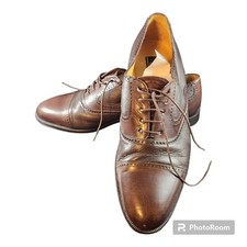 Miguel Angel Mens Cap Toe Dress Shoes Men s Size 11M Formal Oxford Brown Shoes