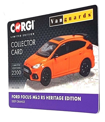 Vanguards 1/43 Scale VA15306 - Ford Focus Mk3 RS Heritage Edition - Deep Orange - Picture 5 of 6