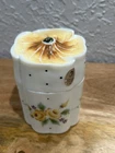 Vintage Fenton Handpainted Signed Glass Apothecary Jar Or Trinket Dish