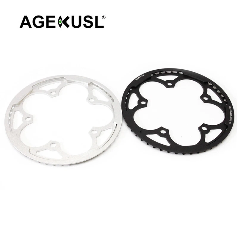 Bike Chainring Chainwheel 130 BCD 50T Alloy Guard Single Speed For Brompton - Image 3 of 4