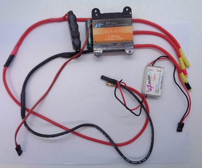 HV SERIE 65A GESCHWINDIGKEIT BRUSHLESS DREHZAHLREGLER + 4MAX 5V 7A UBEC GUTER ZUSTAND