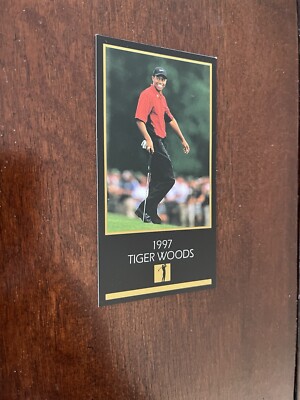 1997 Tiger Woods RC Rookie Grand Slam Ventures Champions of Golf