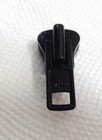 #8V Black Heavy Duty  YKK Slider  new style for Vislon molded plastic zipper