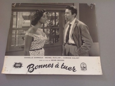 AUSBEUTUNGSFOTO LOBBY CARD - GUT ZU TÖTEN (DARRIEUX AUCLAIR CALVET DECOIN)