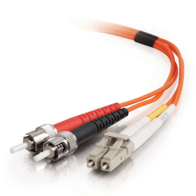C2G 10m LC-ST 50/125 OM2 Duplex Multimode PVC Glasfaserkabel