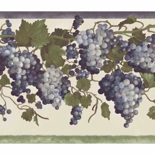 Kitchen Grape Wallpaper Border 84B73602 for sale online eBay