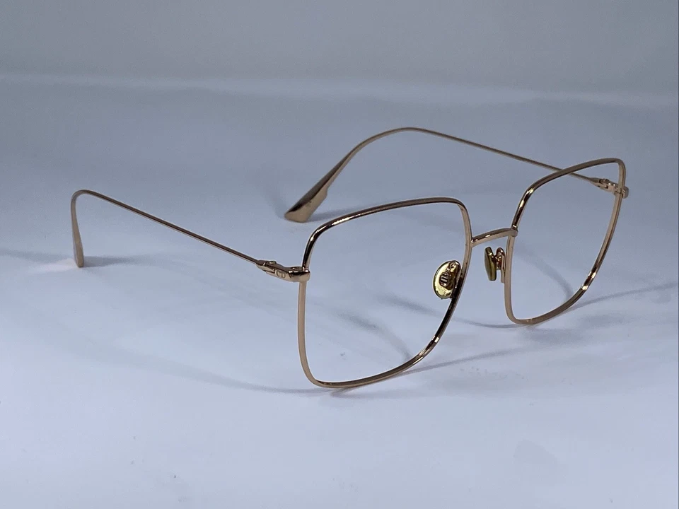 Marco de gafas de diseñador dorado CHRISTIAN DIOR “DIORCANNAGE” DDB Italia 54-17-145 Foto 3 de 4