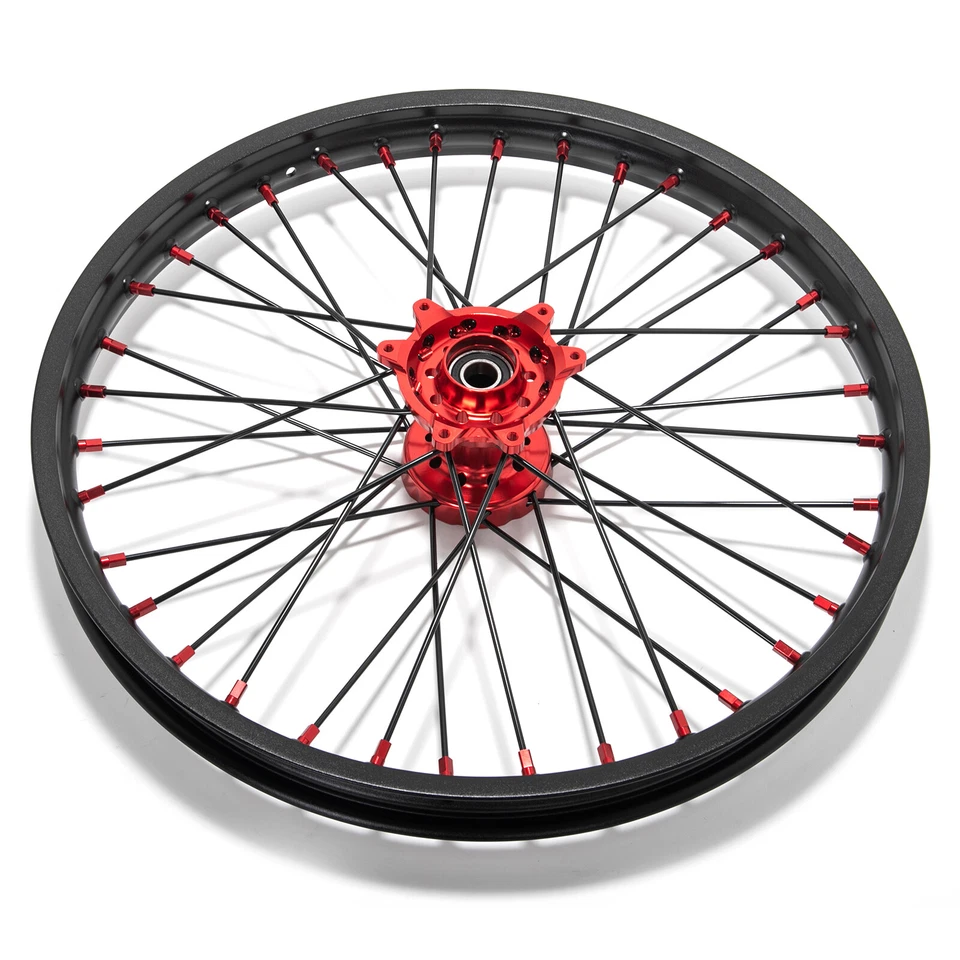 21"/19" CNC Wheels Rim Hub Set For Honda CRF250R CRF450R CRF250RX CRF450RX 19-25 Foto 4 de 4