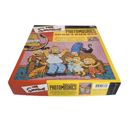 THE SIMPSONS Homer Photomosaics Jigsaw Puzzle by Robert Silvers
