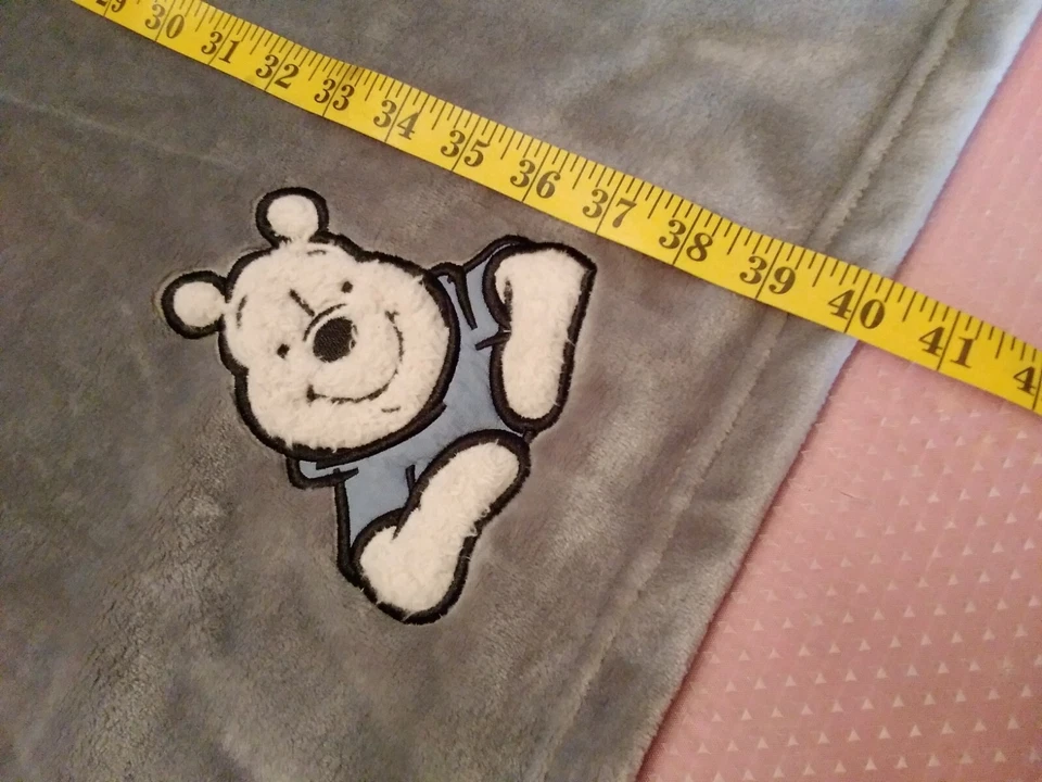 Одеяло Disney Baby Winnie The Pooh Baby серые флисовые ягнята и плющ 40x28"" - Изображение 4 из 4