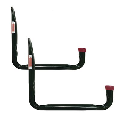 2 x große strapazierfähige Aufbewahrungshaken Wandmontage Leiter Fahrrad Garage Utility Haken