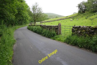 Photo 6x4 Dentdale road at Cow Dub Lea Yeat There is an OS benchmark [[30 c2012