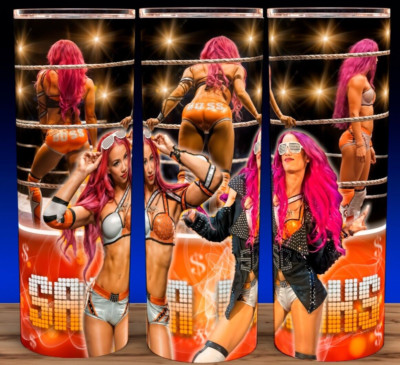 Sasha Wrestling Banks Legit Boss Orange $ Style Cup Mug Tumbler 20oz
