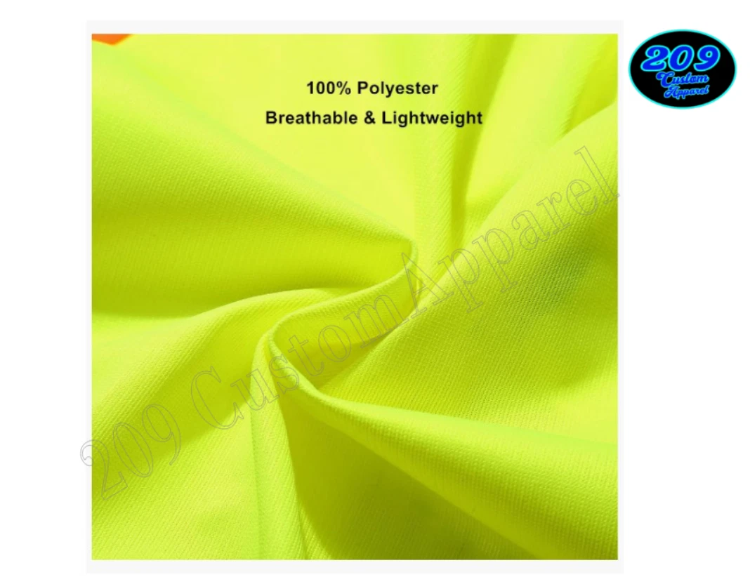 FILM CREW Hi-Visibility Safety Vest 2"Reflective Zipper W/Pockets Radio Holster - product detail image 5