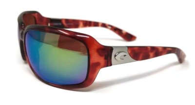 Costa Del Mar Isabela Sunglasses 6S9043 Tortoise/Green Polarized 580P Lens
