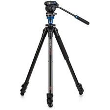 Benro Aluminum Tripod with S2 PRO 60mm Flat Base Video Head A1573FS2PRO