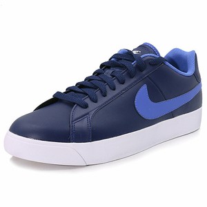 nike court royale white and blue