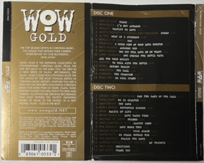 WOW Gold Various Artists (CD, 2000, 2 Discs, Brentwood) NO FRONT COVER ARTWORK Z