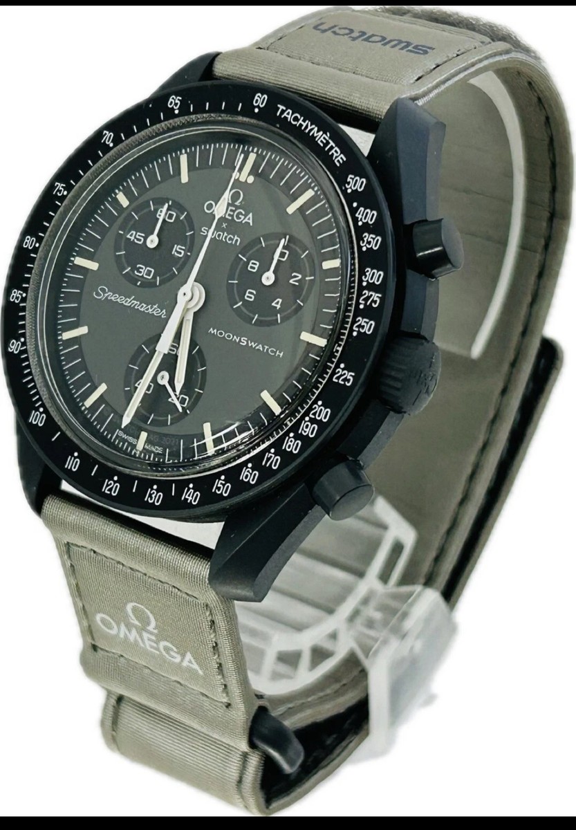 Omega x Swatch MoonSwatch ブラック クロノグラフ Omega x Swatch MoonSwatch ブラック クロノグラフ