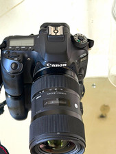 Canon EOS 80D Digital SLR Camera Black with Sigma 18-35mm Lens