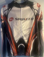 Sponeed Biking Wear 2 Piece Set, Long Sleeve Top W Padded Pants Men’s Medium NWT
