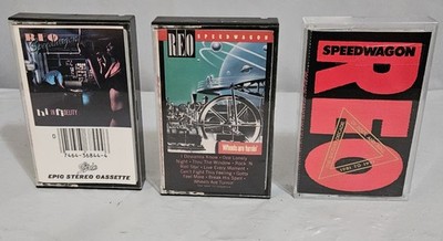 Lot of 3 REO Speedwagon Cassette Hi Infidelity, Wheels Turing, Greatest Hits