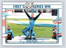 2024 Panini Donruss #182 Carson Hocevar Season Highlights First Truck Series Win