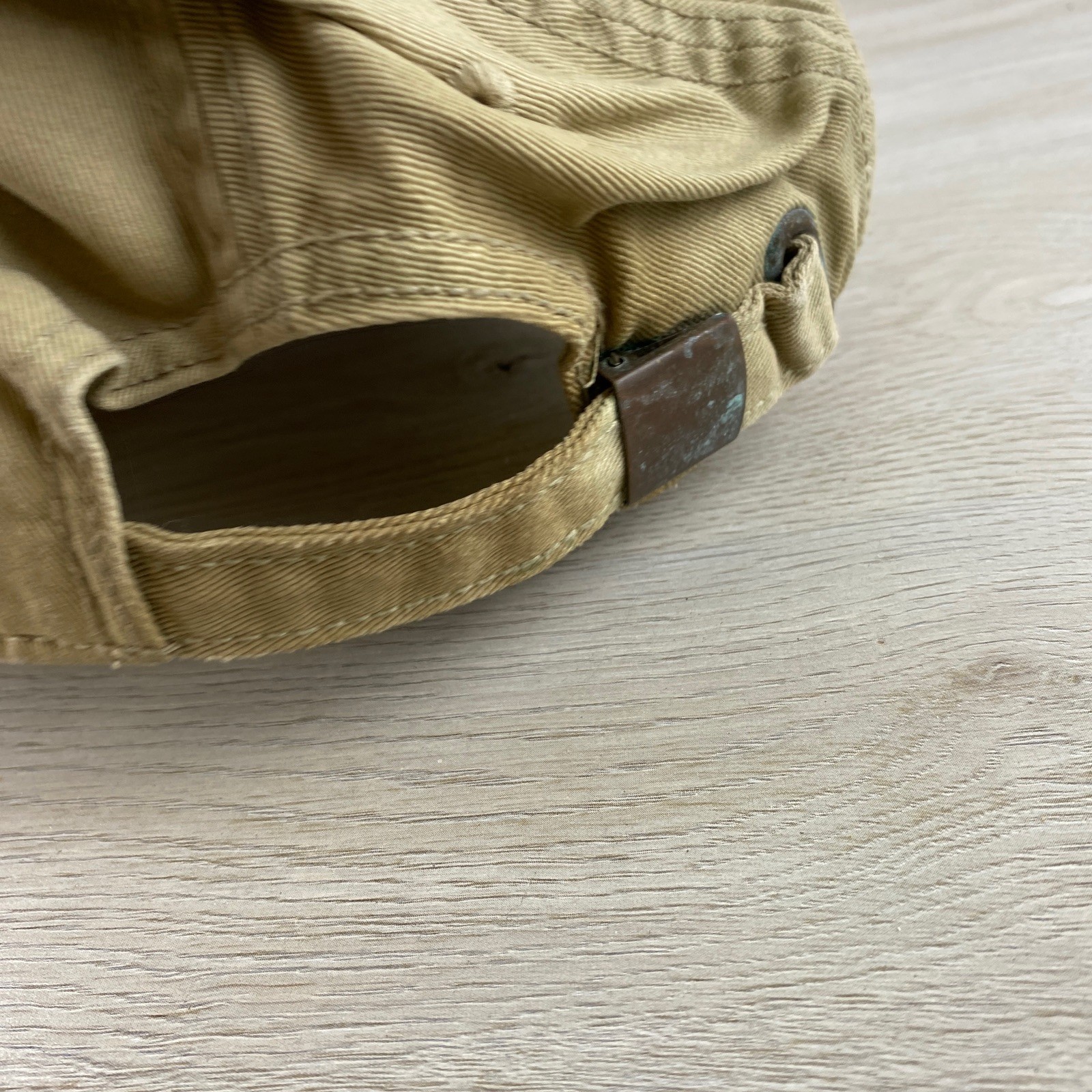 Solid Plain Tan Hat Beige Hat Adjustable Adult Si… - image 7