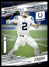2021 Panini Prestige Carson Wentz Indianapolis Colts #84