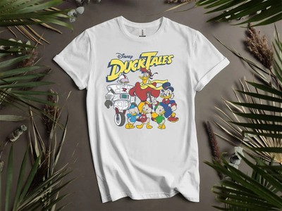 Disney DuckTales Characters Group T-shirt T Shirt Men Women Unisex Tshirt 