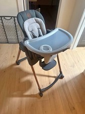 Baby High Chair Adjustable Tray Foldable Feeding Chair Toddler Seat